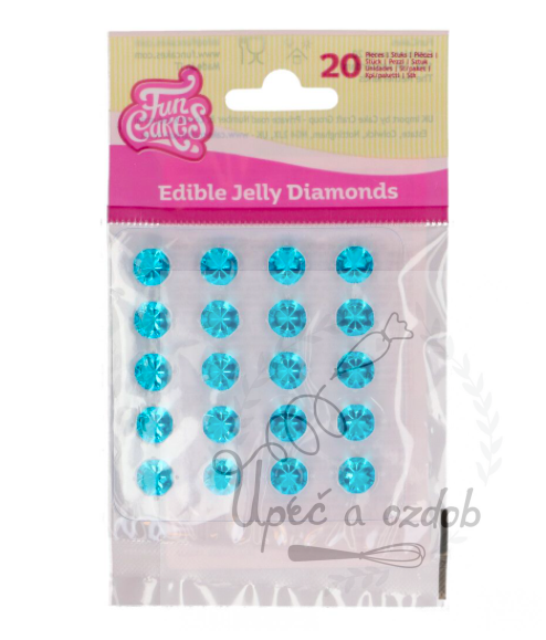 Želé Diamanty - Modré 20ks