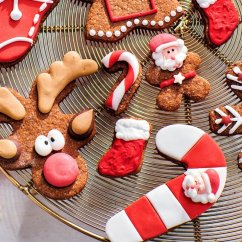 Santa Claus cukrová dekorace - 12ks