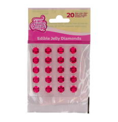 Želé Diamanty - Růžové 20ks