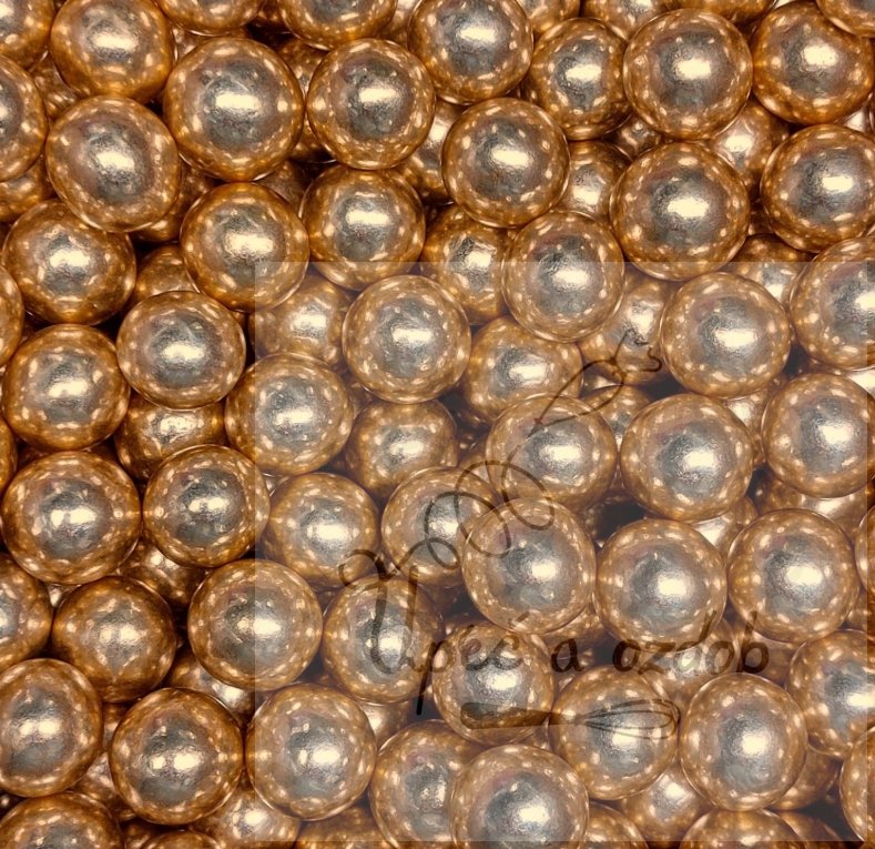 Křupavé čokoládové koule xl - zlaté