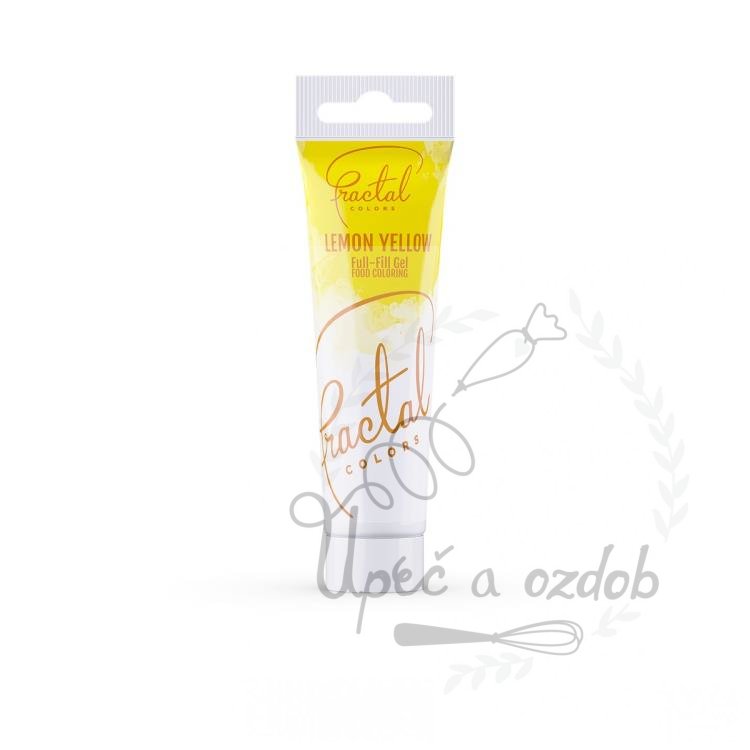 Gelová barva Fractal - Lemon Yellow (30 g)