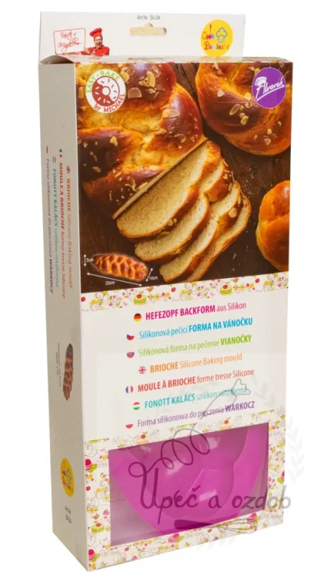 Silikonová pečicí forma na vánočku