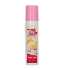 Sametový efekt sprej Funcakes - bílý 100ml