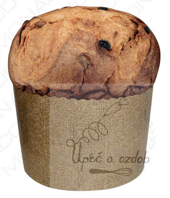 Forma Panettone vysoký Soft, 1500gr 1 papírová forma