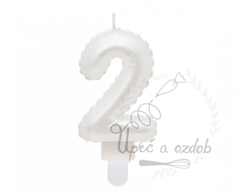 Svíčky bílé čísla - Svíčky bílé: 2