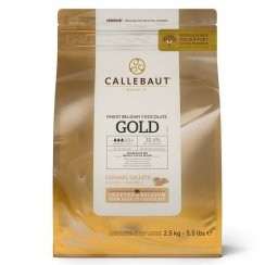 Callebaut čokoláda bílá s karamelem - GOLD 30,4%
