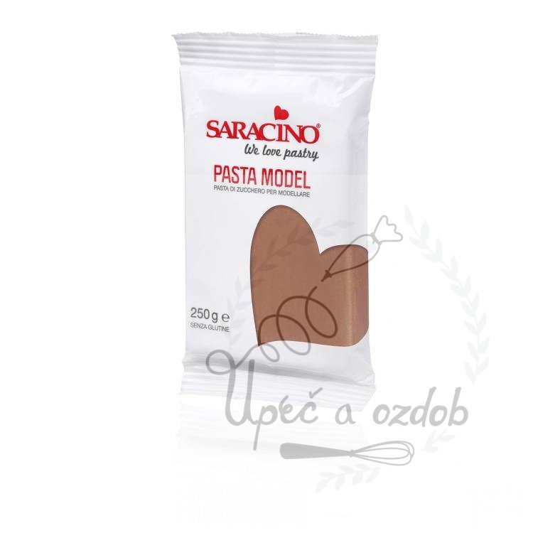 Modelovací fondán na dort Saracino hnědý (250 g) Modelovací fondán na dort Saracino hnědý (250 g)