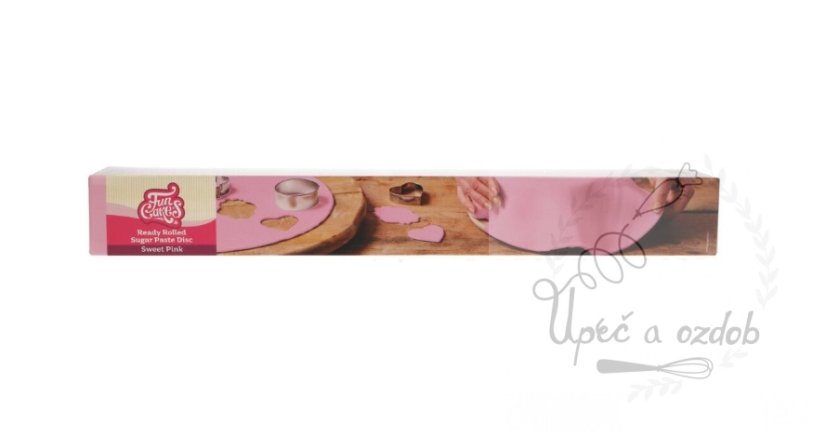 Rozvlánený fondán růžový 430g - FunCakes