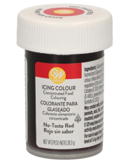 Gelová barvy Wilton - Sytě červená bez chuti
