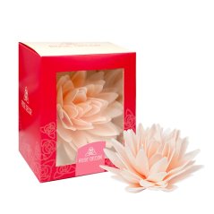 Kytka z jedlého papíru - XL Pivoňka lososová 1ks