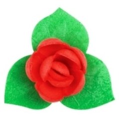 Anglická růže z jedlého papíru 6 ks