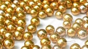 Cukrové kuličky velikosti I - zlaté