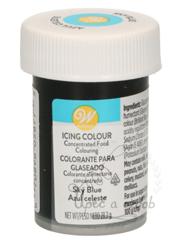 Gelová barvy Wilton - Nebesky modrá