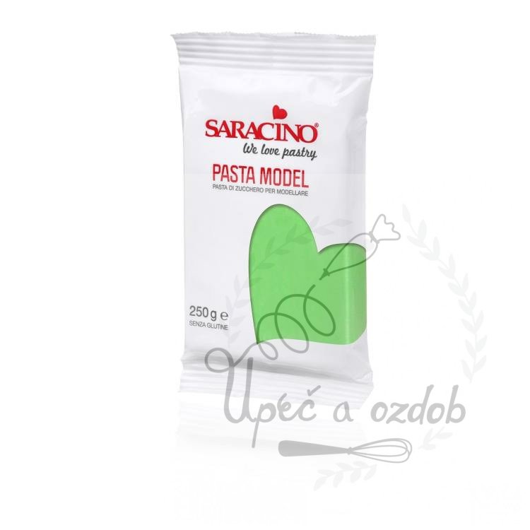 Modelovací fondán na dort Saracino světle zelený (250 g)