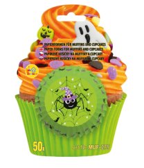 Formičky na muffiny a cupcakes - Halloween pavouk