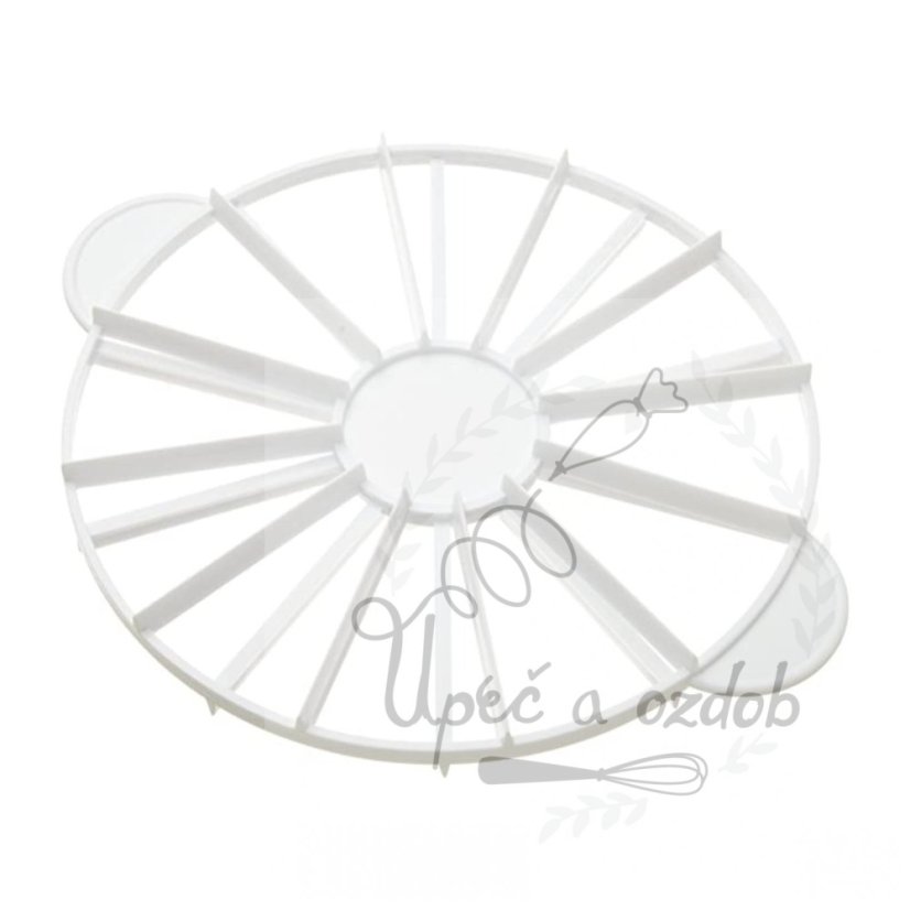 Šablona na porcování dortů 26cm 14/16