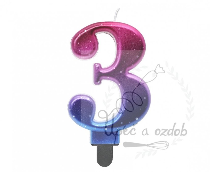 Svíčky vesmír čísla - svícky vesmir: 3