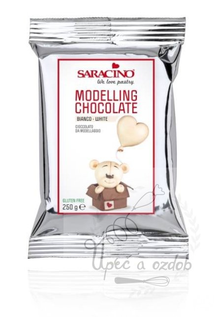 Modelovací čokoláda Saracino bílá 250 g