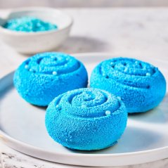 Sametový efekt sprej Funcakes - modrý 100ml