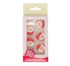 Santa Claus cukrová dekorace - 12ks