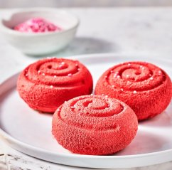 Sametový efekt sprej Funcakes - červený 100ml
