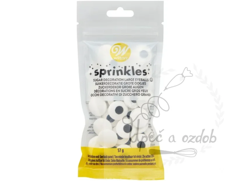 Wilton Cukrová očička (57 g)-velká 2cm