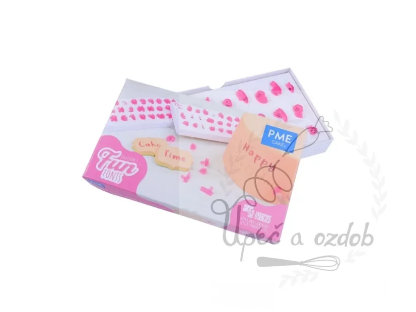 Vytlačovací abeceda velká a malá písmena 3