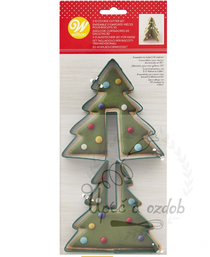 3D vykrajovátko - Vánoční stromeček