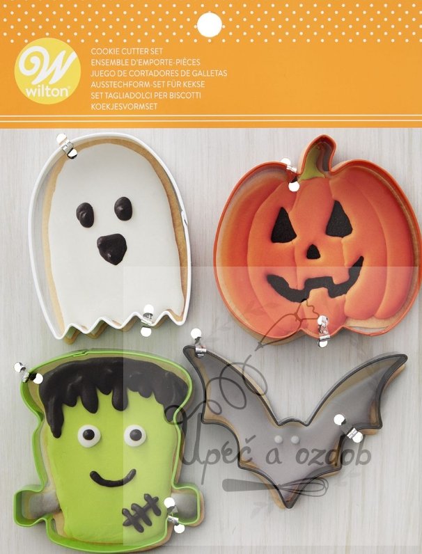 Vykrajovátka na Halloween barevná 4ks