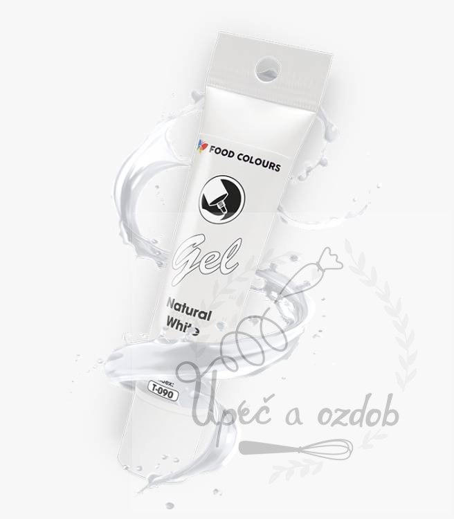 Food Colours gelová barva tuba Natural White 30 g