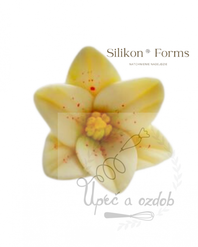 Silikonová forma - Květina Lilia