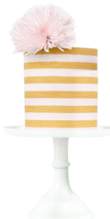 Nerezová stěrka na okraje dortů Stripes