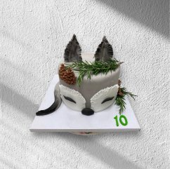 Tác pevný bílý čtverec grape 25x25cm