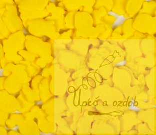 Cukrové zdobení - žlutí zajíčci