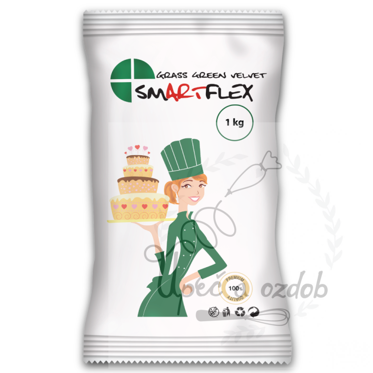 Smartflex Grass Green Velvet Vanilka 1 kg v sáčku