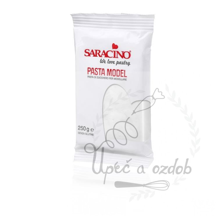 Modelovací fondán na dort Saracino bílý (250 g)