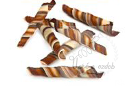 Čokoládové tyčinky Rolls Twister – (hořko-mléčno-bílé) 50g