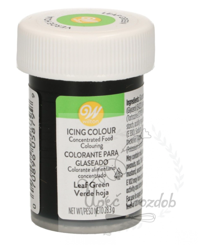 Gelová barvy Wilton - Listově zelená