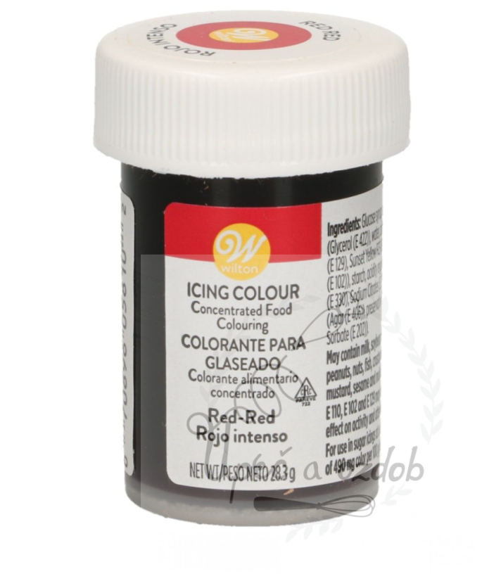 Gelová barvy Wilton - Red Red