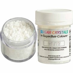 Sugarflair Cukrové krystaly bílé 40 g