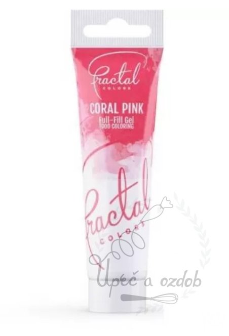 Gelová barva Fractal - Coral pink (30 g)