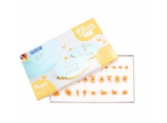 Vytlačovací abeceda číslice a speciální znaky písmena 2