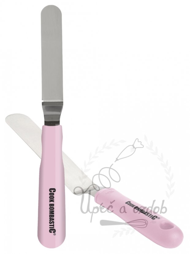 Nerez cukrářská špachtle s ohybem 22cm -9,5cm