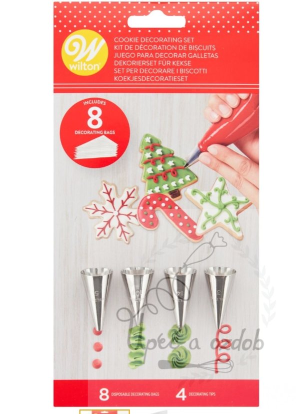 Vánoční sada na zdobení perníčků