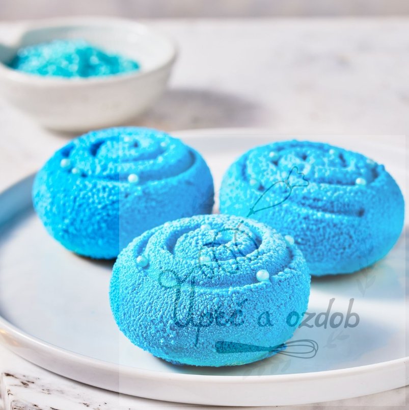 Sametový efekt sprej Funcakes - modrý 100ml