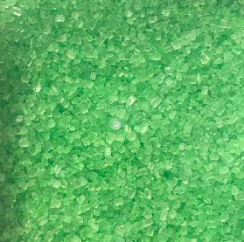 Cukrové krystalky - zelený