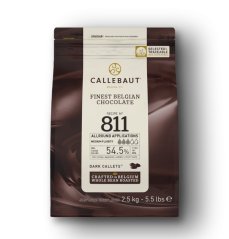 Callebaut 811 – hořká čokoláda 54,5 %