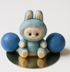 Čokoládová figurka - Modrý Labubu