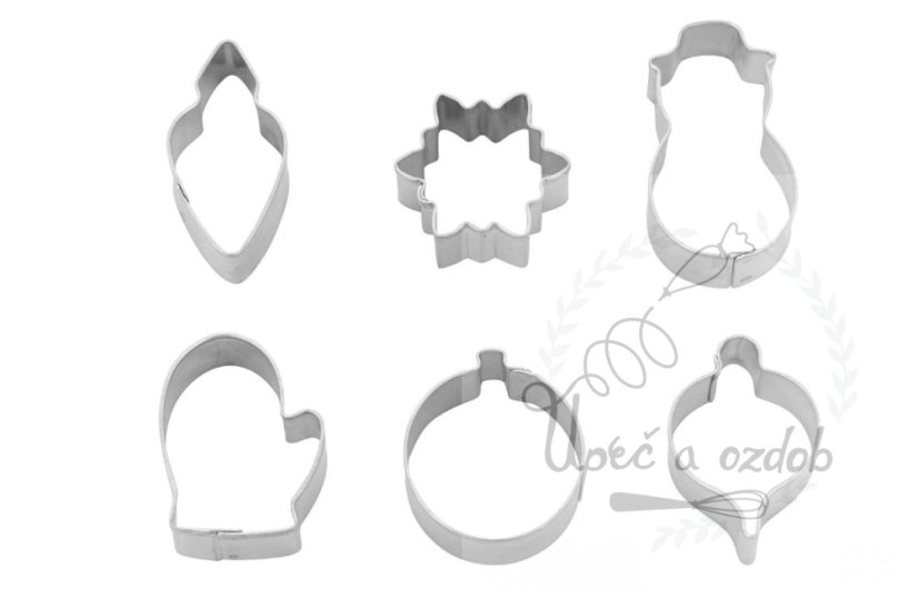 Wilton sada vykrajovátek Vánoce - 6ks