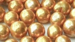 Cukrové kuličky velikosti III - zlaté